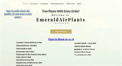 Desktop Screenshot of emeraldairplants.com